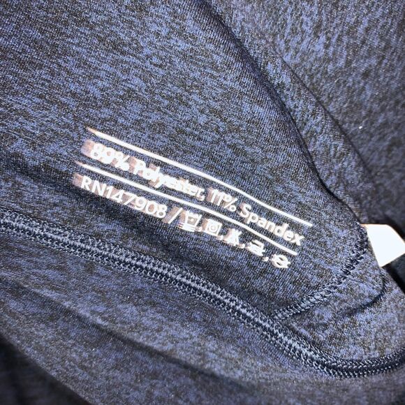 Outdoor Voices Women’s Hooded Pullover Top Large Blue Grey - Picture 9 of 9